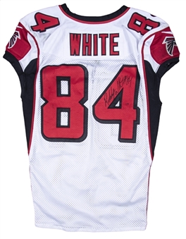 2015 Roddy White Game Used & Signed Atlanta Falcons Road Jersey (Beckett)